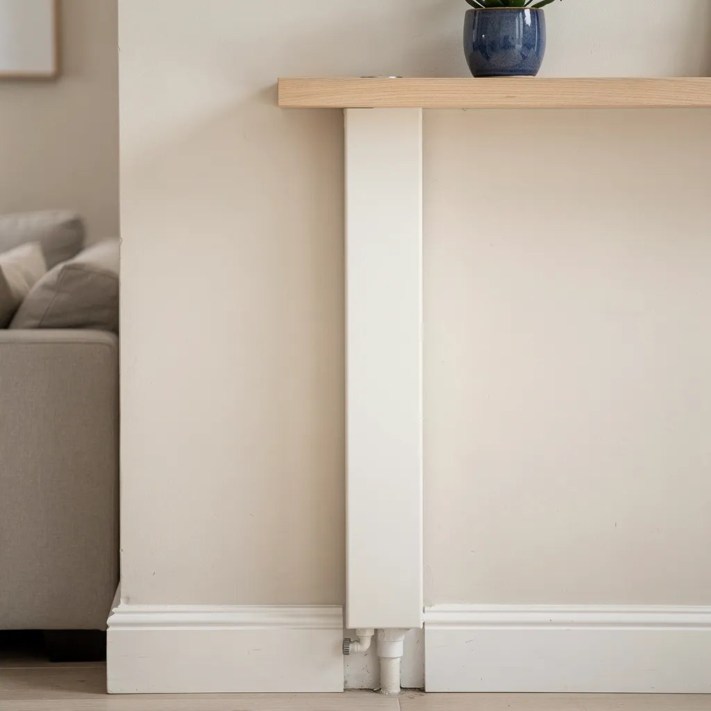 Cacher un tuyau : peinture, PVC ou coffrage sur mesure ?