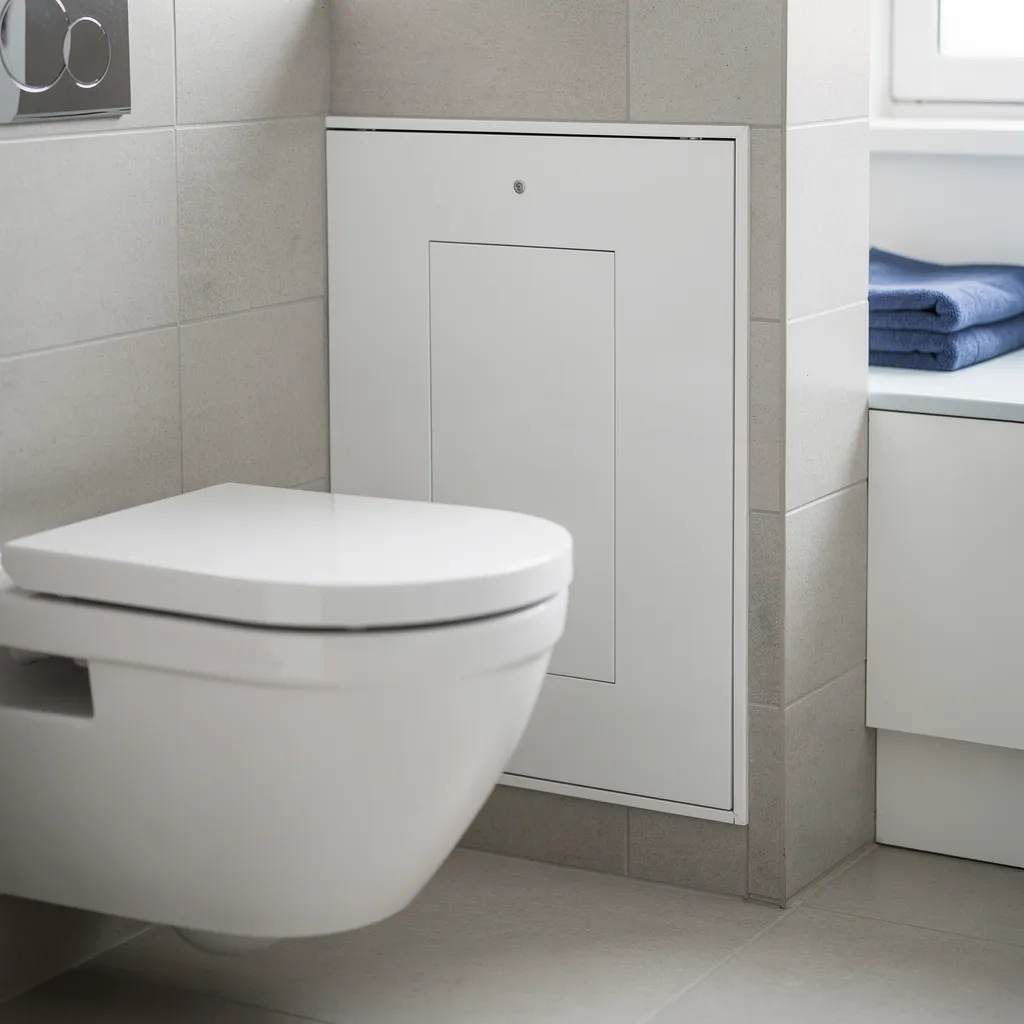 5 solutions efficaces pour cacher la tuyauterie des WC