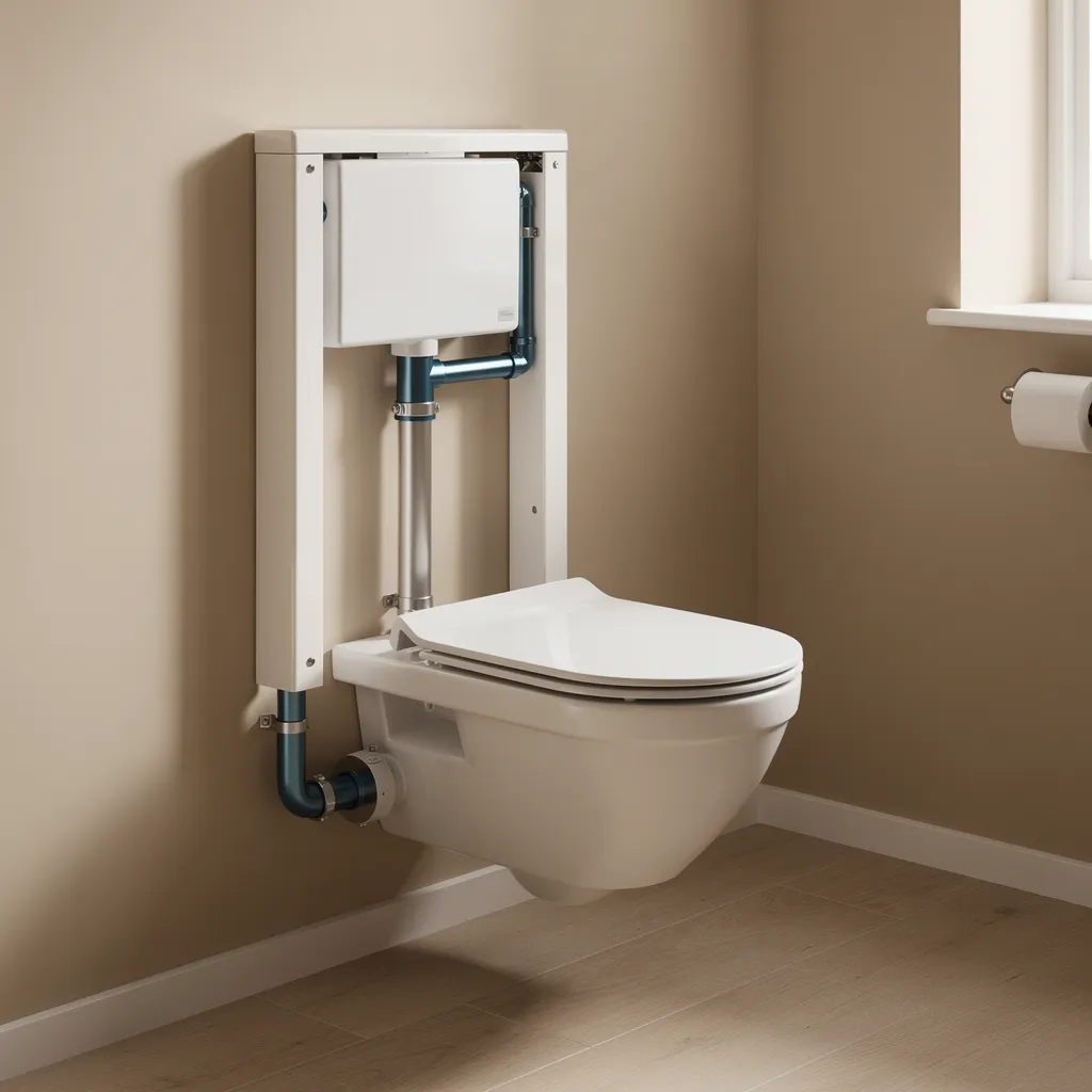 5 techniques efficaces pour cacher les tuyaux de WC