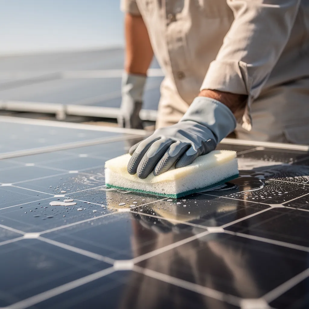 Nettoyer vos panneaux solaires sans risque : la méthode en 5 étapes
