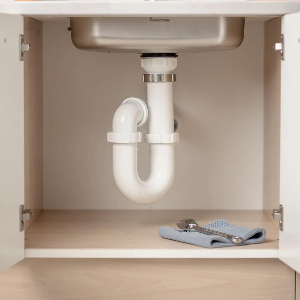 Siphon d’évier de cuisine : 3 types, installation et dépannage rapide