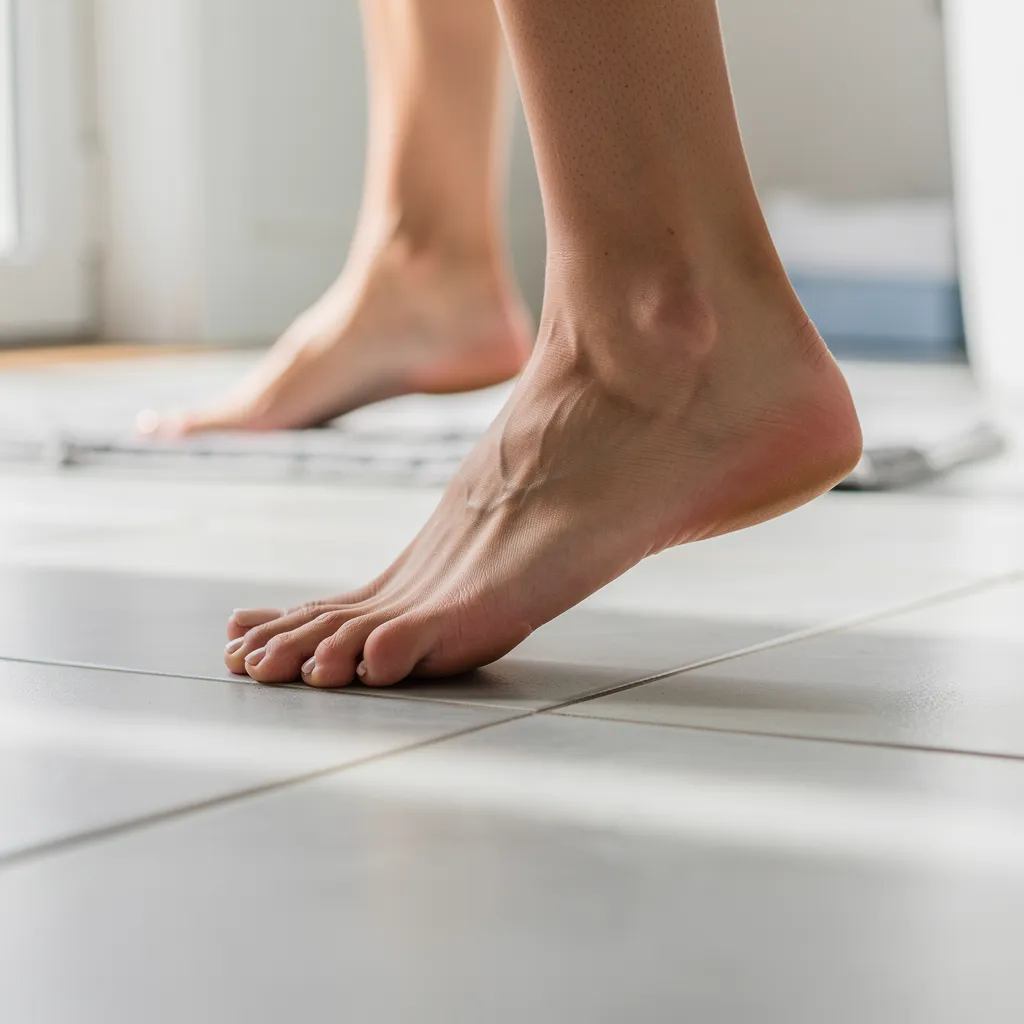 Pieds nus sur carrelage froid : démêler le vrai du faux