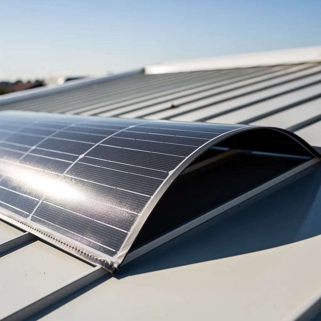 Panneaux solaires souples : 3 avantages clés et 2 limites à connaître