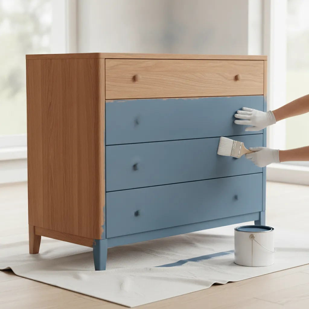 Quelle peinture pour transformer votre meuble en merisier ?