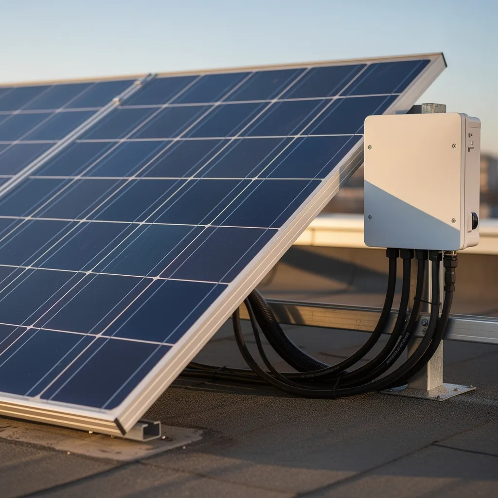 De la lumière à l&rsquo;électricité : la chaîne énergétique d&rsquo;un panneau photovoltaïque
